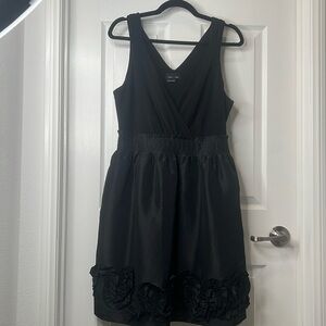 Max and Cleo Black Cocktail Dress Black Size 10. Fully Lined with Pleated waist
